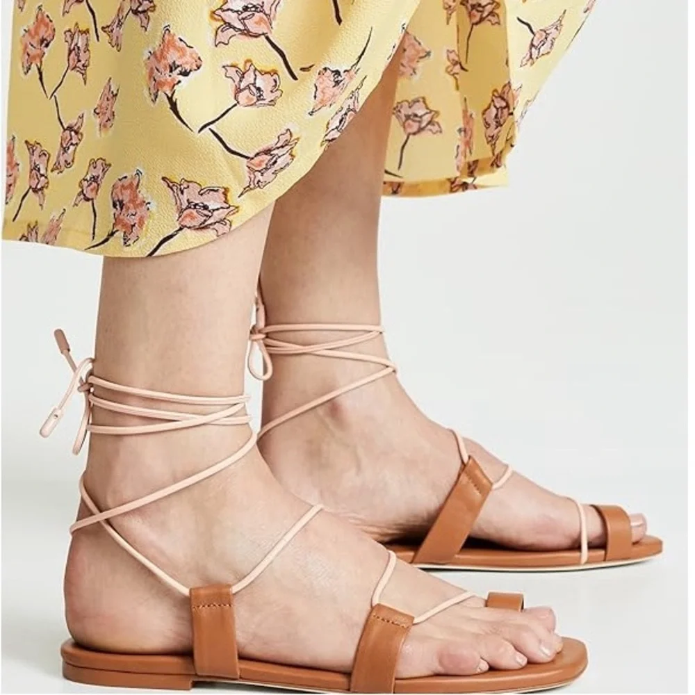 Zimmermann Tan Lace Up Sandals - Sz. 40 - Picture 13 of 16